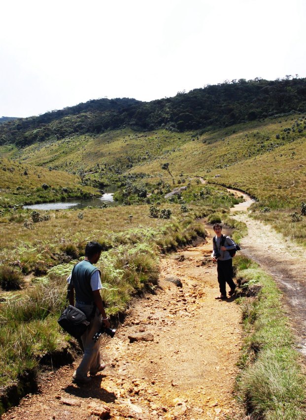 Hiking across Hortons Plains National Park, Sri Lanka